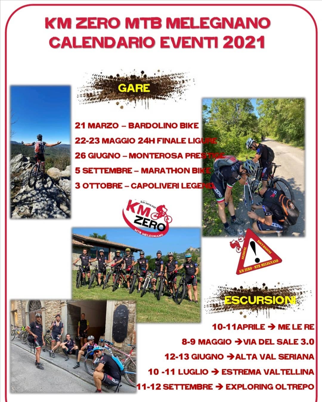 Eccolo finalmente il calendario KM zero 2021!...e quest'anno non ci scappa nulla!